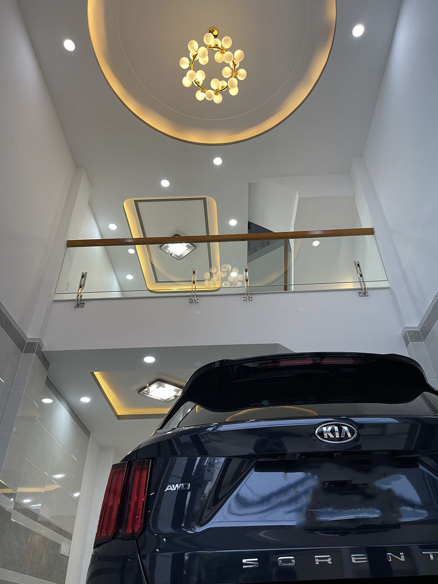Bán nhà Nơ Trang Long, Quận Bình Thạnh Tuyệt phẩm 4 lầu (4,2m x 14m) tk Singapore ôtô đổ trong nhà.